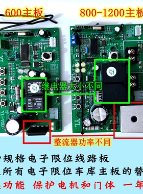 翻板门电子限位通用车库门电路板