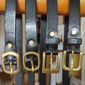 特惠瑕疵品清仓女款 纯铜针扣休闲真皮腰带植鞣牛皮单层头层牛皮带