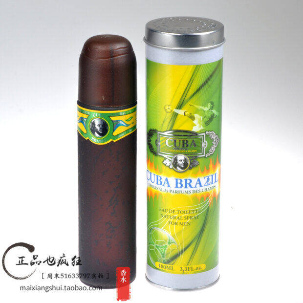 正品cuba古巴金色/橘色/蓝色/红色/皇家/男士香水/礼盒35/100ml