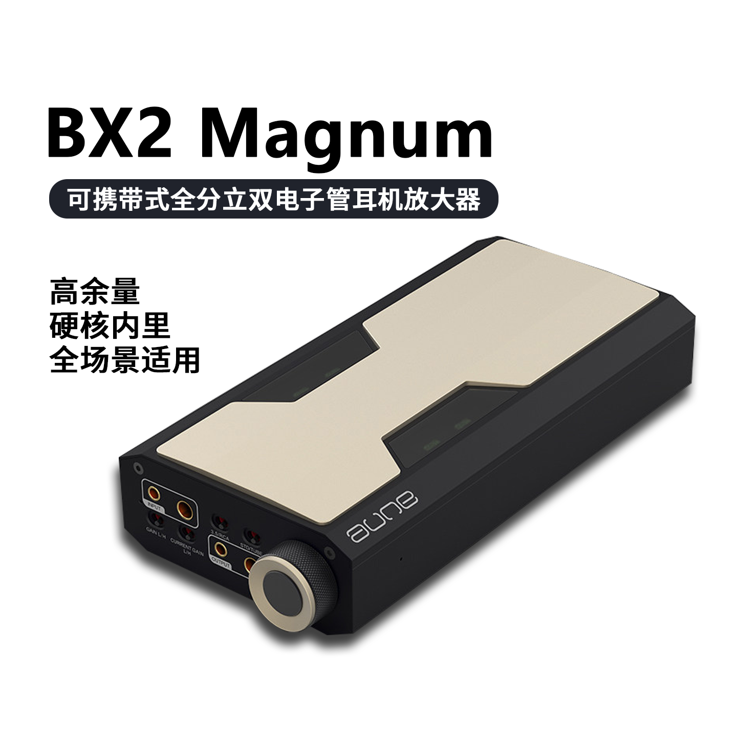 aune马格南BX2纯甲电子管耳放HiFi平衡4.4双6P1胆管RCA单端奥莱尔