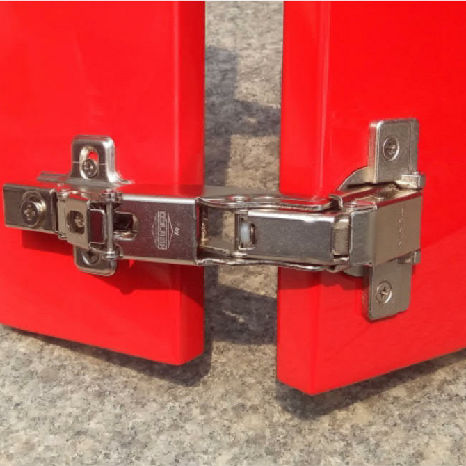 165度西班牙铰链内置阻尼快装TITAN BY OSLASA钛金色合页烟斗铰