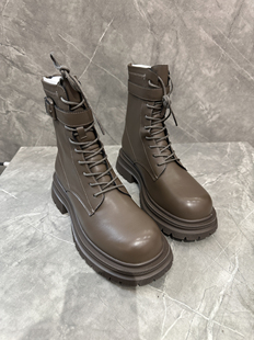 女鞋 1.B22 秋冬季 舒适平底马丁靴36891 复古英伦风休闲时尚 新款