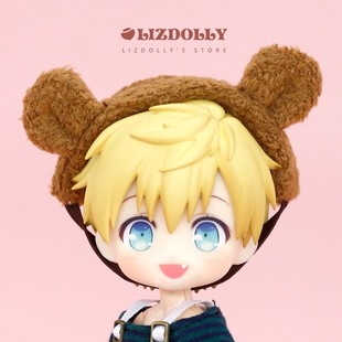 ob11动物帽子头饰兔子熊耳朵发带娃衣12分bjdmolly素体gsc美结猪