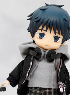 装饰耳机OB11阿巳23bjd12分北冥出逃娃衣配饰12bjd素体粘土人