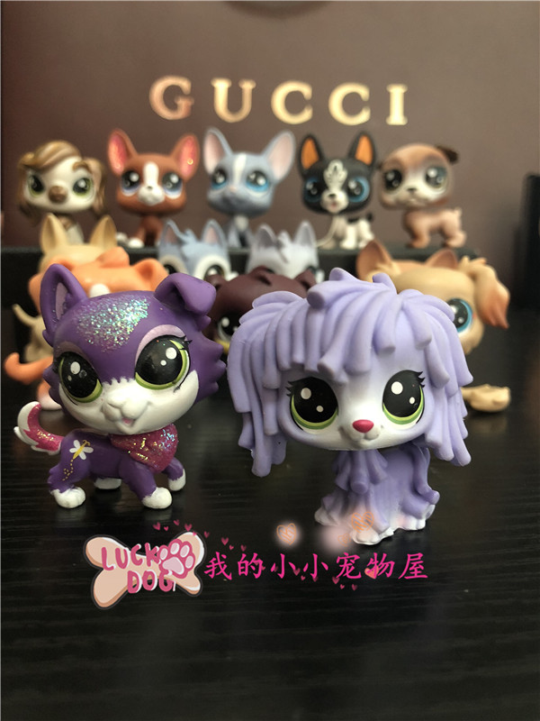 LPS至Q动物园迷你狗玩具手办摆件