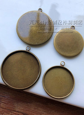 复古时光宝石滴胶方形diy饰品