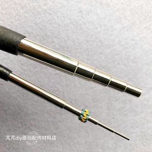五段绕线棒钢制卷线器一套2根绕线圈平结定型 珠宝首饰编绳工具