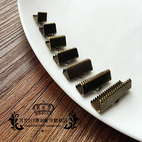 diy手工复古皮绳马夹扣