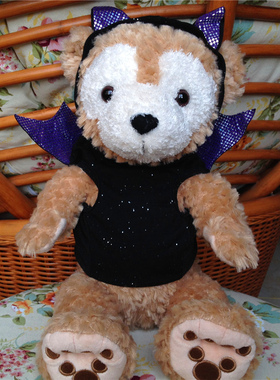 史黛拉兔子泰迪熊Duffy达菲熊毛绒玩具公仔衣服万圣节吸血鬼