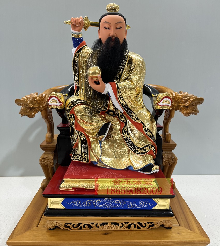 许逊神像玄关摆件许祖许天师