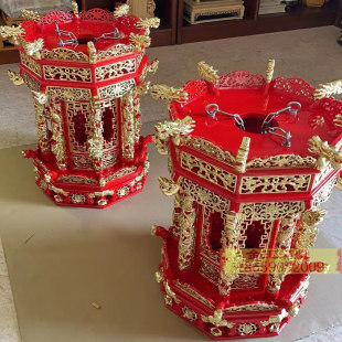 天公灯中式吊灯仿古实木天宫灯中国风宫廷古典天灯笼闽南潮灿宫灯