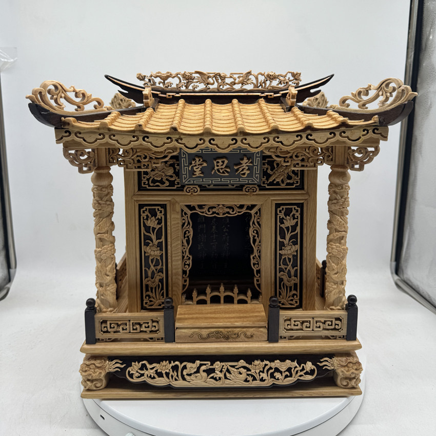 孝思堂黑檀入桧木祖先牌位房祠堂