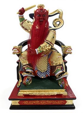 王灵官神像金身隆恩真君樟木