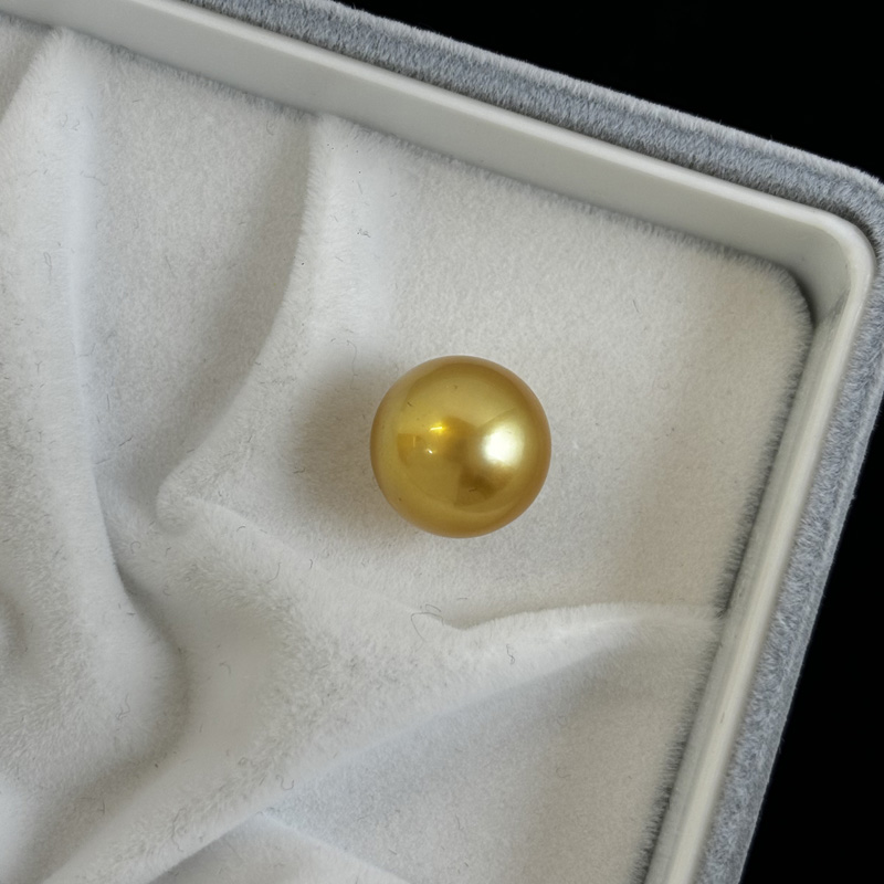 吉尔德四星赤金天然浓金金珠裸珠