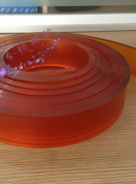 咖啡色国产刮胶油性/丝印刮刀/平刮/丝印刮胶 40X7MM 整卷包邮