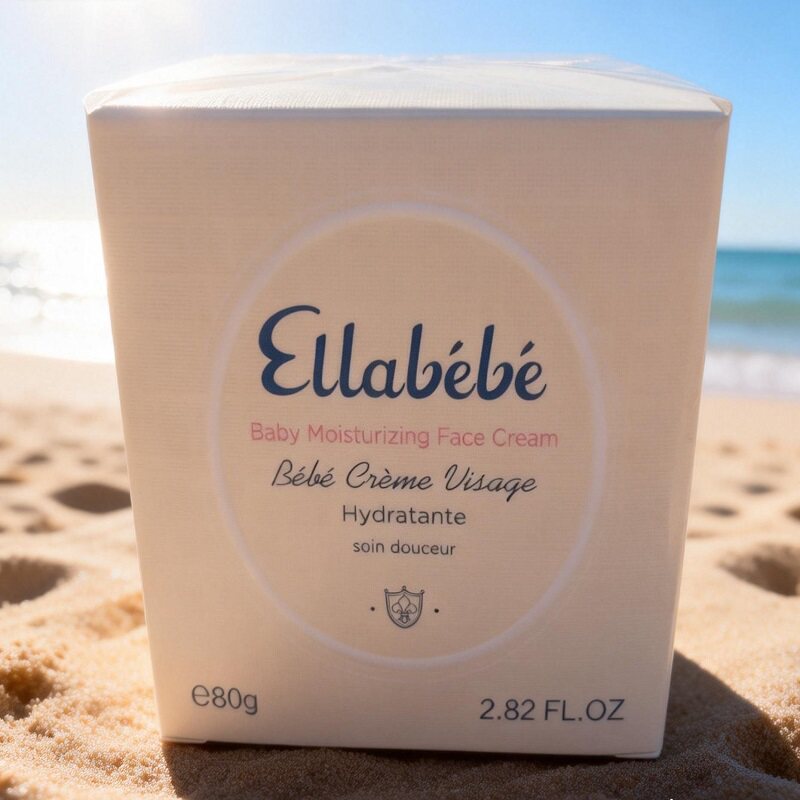 嗳乐蓓贝法国进口小奶霜80g宝宝面霜换季补水保湿滋润儿童润肤乳