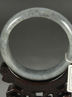 钱塘邮社   和田玉青花玉 手镯 送证 内径58毫米