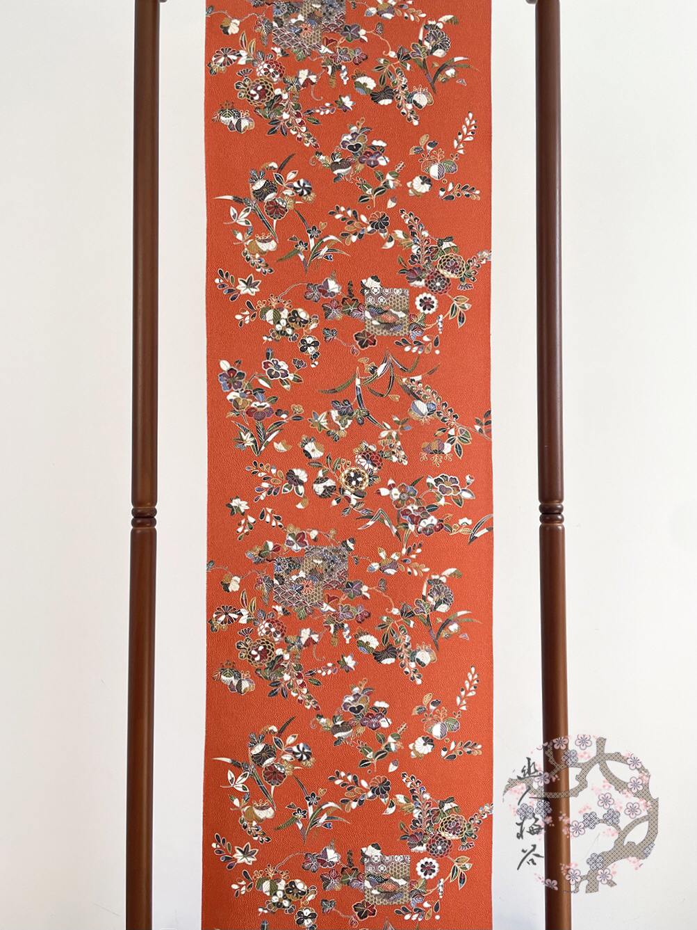 日本正绢布料真丝丹后小纹正娟卷布旗袍汉服定制面料