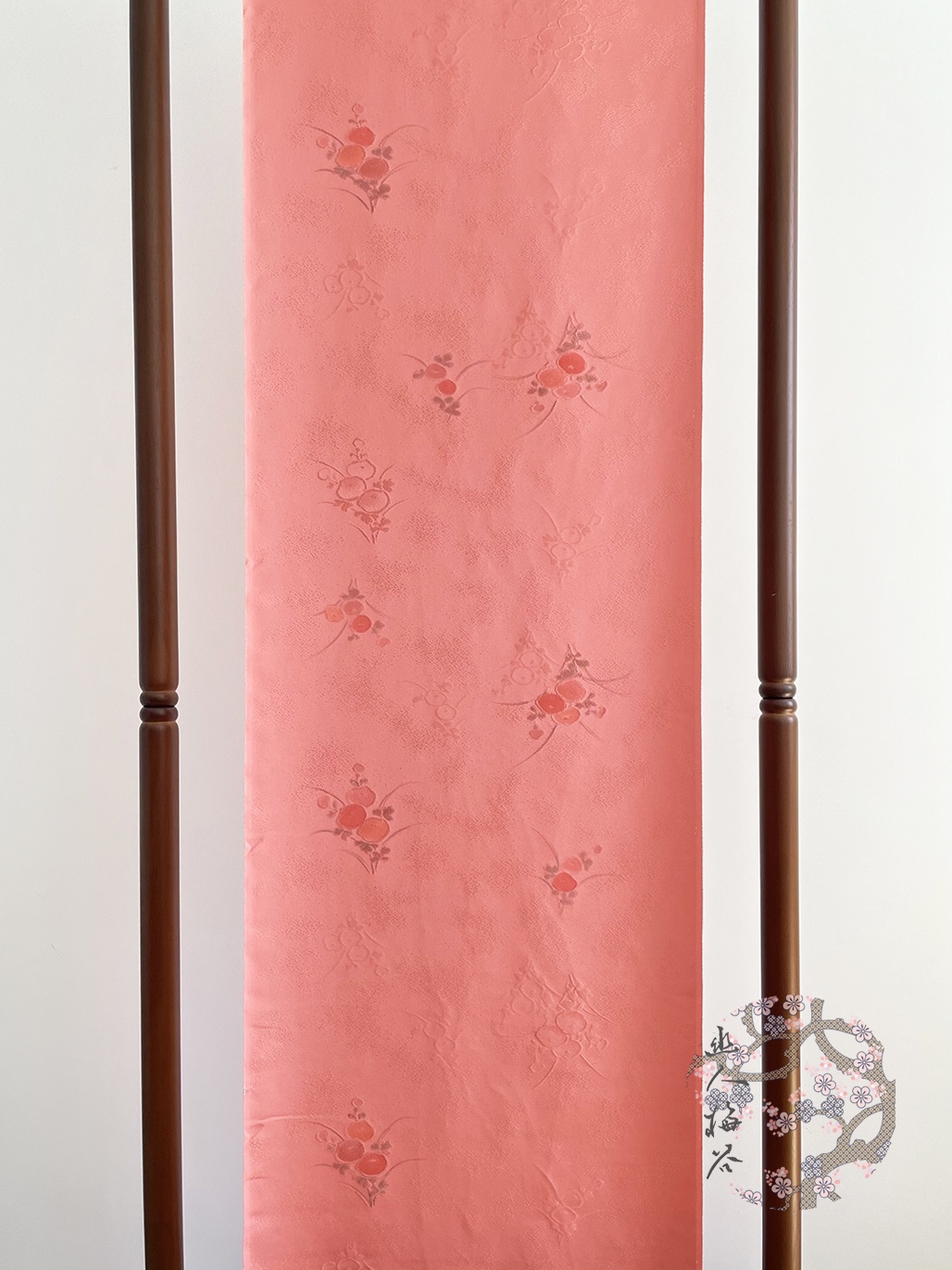 幽人梅谷|日本正绢织花羽尺反物正娟布料真丝旗袍汉服定制面料