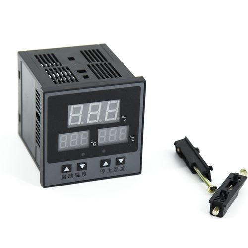 伴热带温控器72*72数显智能控温器养殖保温水管缠绕线开关插座