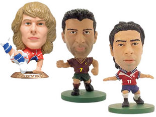 Microstars球星公仔-内德维德(捷克)/菲戈(葡萄牙)/萨拉斯(智利)