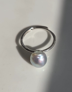 啾 天然海水真多麻巴洛克戒指（点位8.8-9.8）