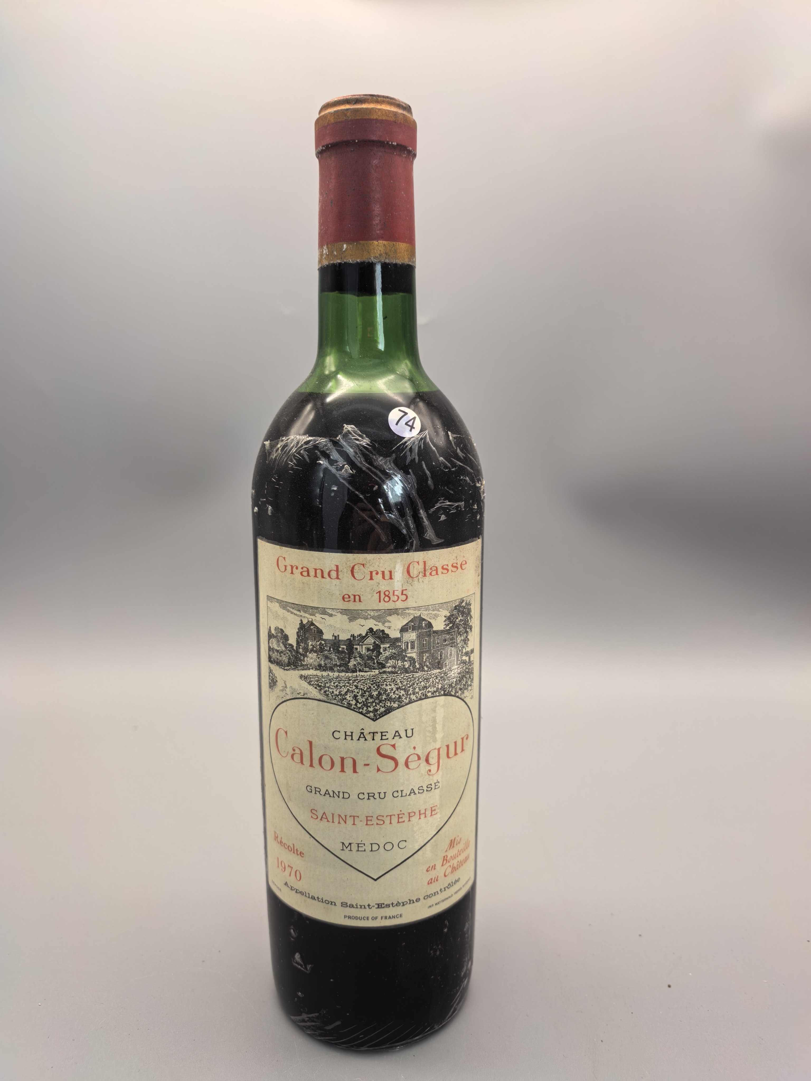 凯隆世家1970年正牌干红（74）标帽子水位很好,酒类,干红静态葡萄酒,淘宝优惠券,粉丝福利购,淘宝优惠卷