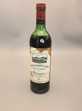 1978年宝嘉龙古堡Château Grand-Puy-Lacoste五级庄红酒（24）