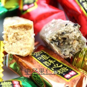 3斤包邮 正品徐福记 散装酥心糖喜庆版 酥糖 糖果500g