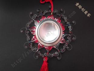 [创意手作] 易拉罐手工艺 中国结挂件 挂壁 特色礼品 转运风火轮