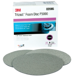3M PN02085 443SA 精密研磨片 3000# A5 6寸 背绒 3000#水砂盘