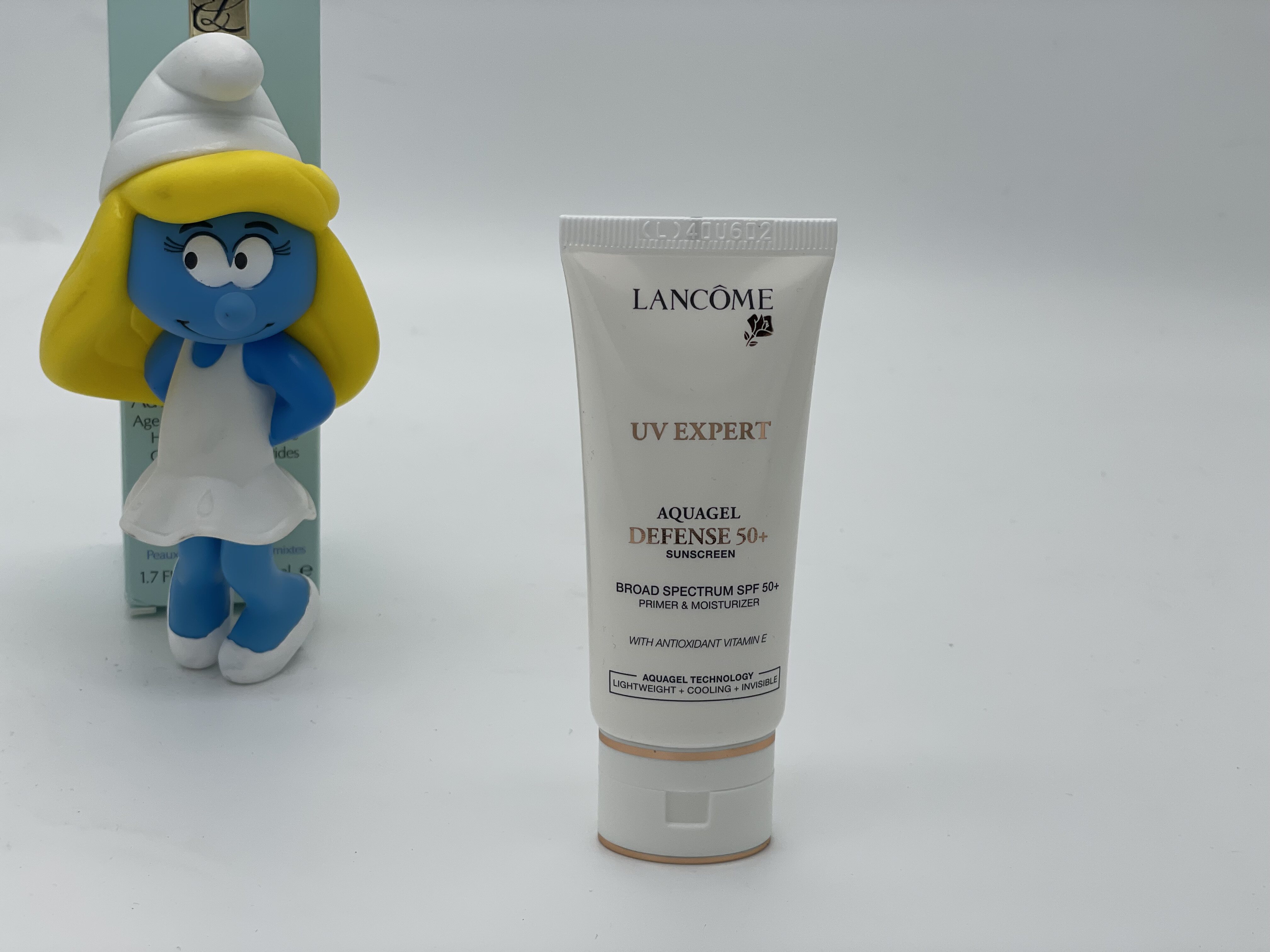 美国 兰蔻aqua gel uv expert清爽防晒霜spf50 10ml/30ml清透水润