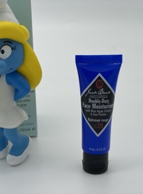 美国 Jack Black双效保湿润肤乳男士面霜14ml清爽补水防护 中小样