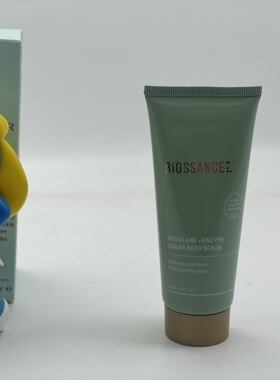 美国 BIOSSANCE8234角鲨烷去角质糖晶颗粒身体磨砂膏60ml嫩滑透亮