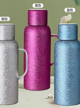 IMOGY纯钛保温壶焖茶壶双层内外纯钛家用大容量水壶传家壶保温杯