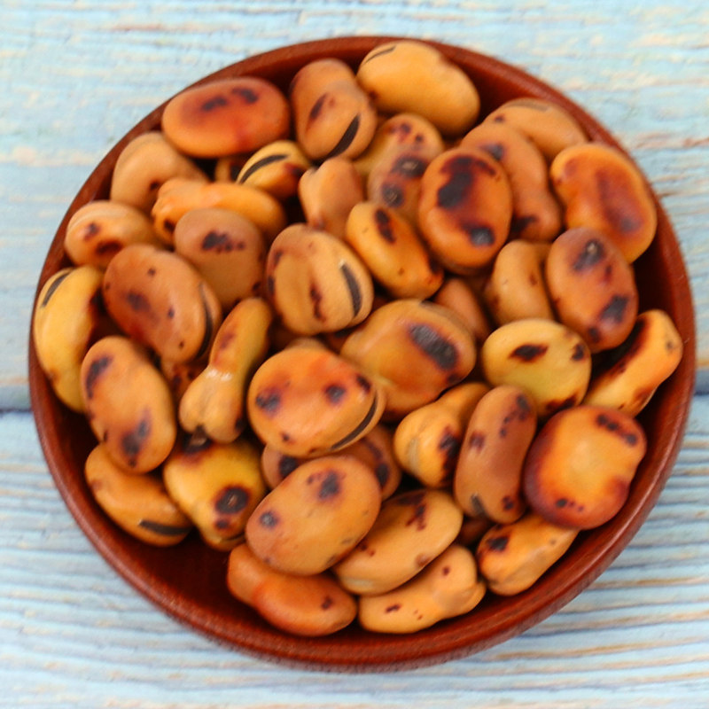 农家铁锅干炒胡豆特硬炒蚕豆原味铁板蚕豆零食小吃炒豆子即食炒货