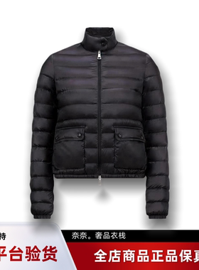 代购蒙口Lans经典款立领短款修身轻薄羽绒服女款夹克外套