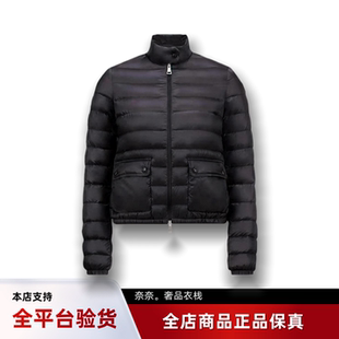 正品代购蒙口Lans经典款立领短款修身轻薄羽绒服女款夹克外套