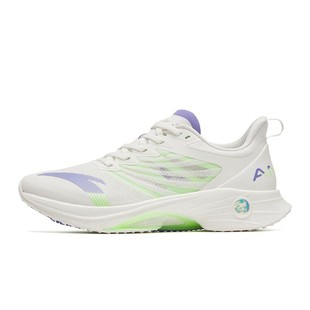 女 安踏 塑胶跑道公路 减震耐磨轻便 织物 跑步鞋