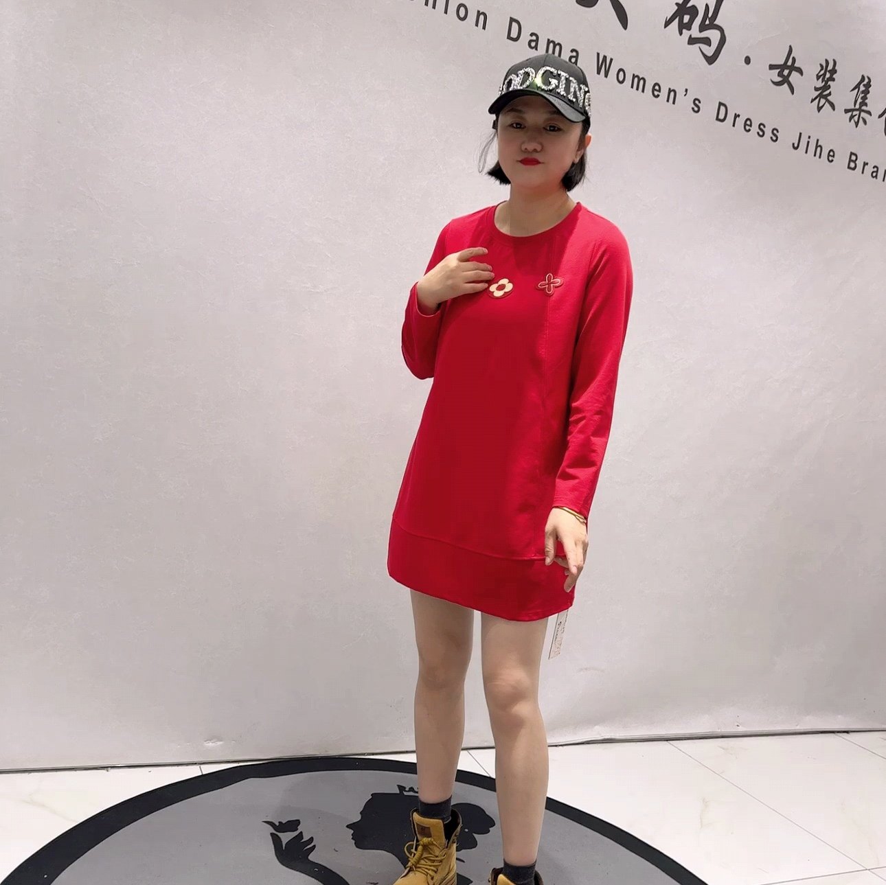 9150女权贵族年货春款新品侧边带兜一手长遮肉减龄衫加大码女装,女装/女士精品,大码内搭,淘宝优惠券,粉丝福利购,淘宝优惠卷