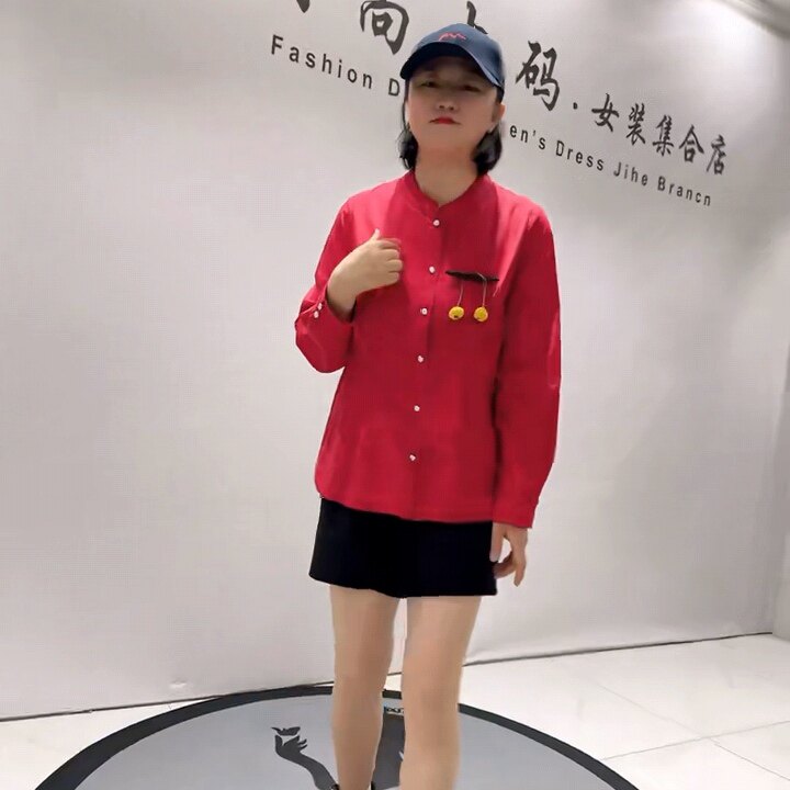 1093女权贵族春款新品设计感可拆卸配饰显瘦遮肉减龄衫加大码女装,女装/女士精品,大码内搭,淘宝优惠券,粉丝福利购,淘宝优惠卷