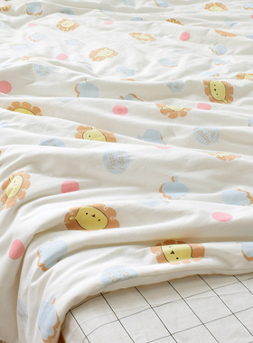 婴儿被子春秋薄款幼儿园宝宝被子纯棉夏凉被空调被卡通儿童被子