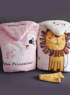 婴儿抱被春秋纯棉初生儿宝宝外出两用包被新生婴儿用品睡袋小被子