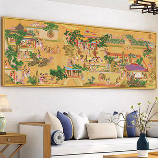 汉宫春晓图十字绣2025新款线绣客厅自己绣高级古风国画古典大幅