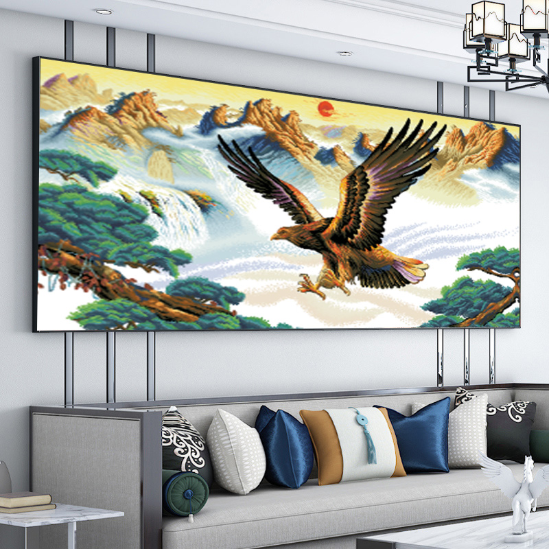 小娥姐姐现代客厅大展宏图十字绣