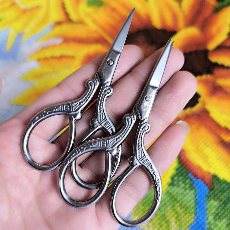 剪刀十字绣不锈钢绣花剪尖嘴特快