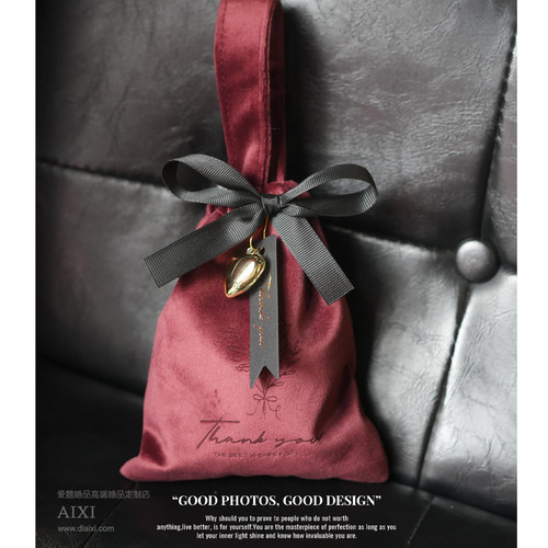 丝绒手提糖袋重利使用让甜蜜延续