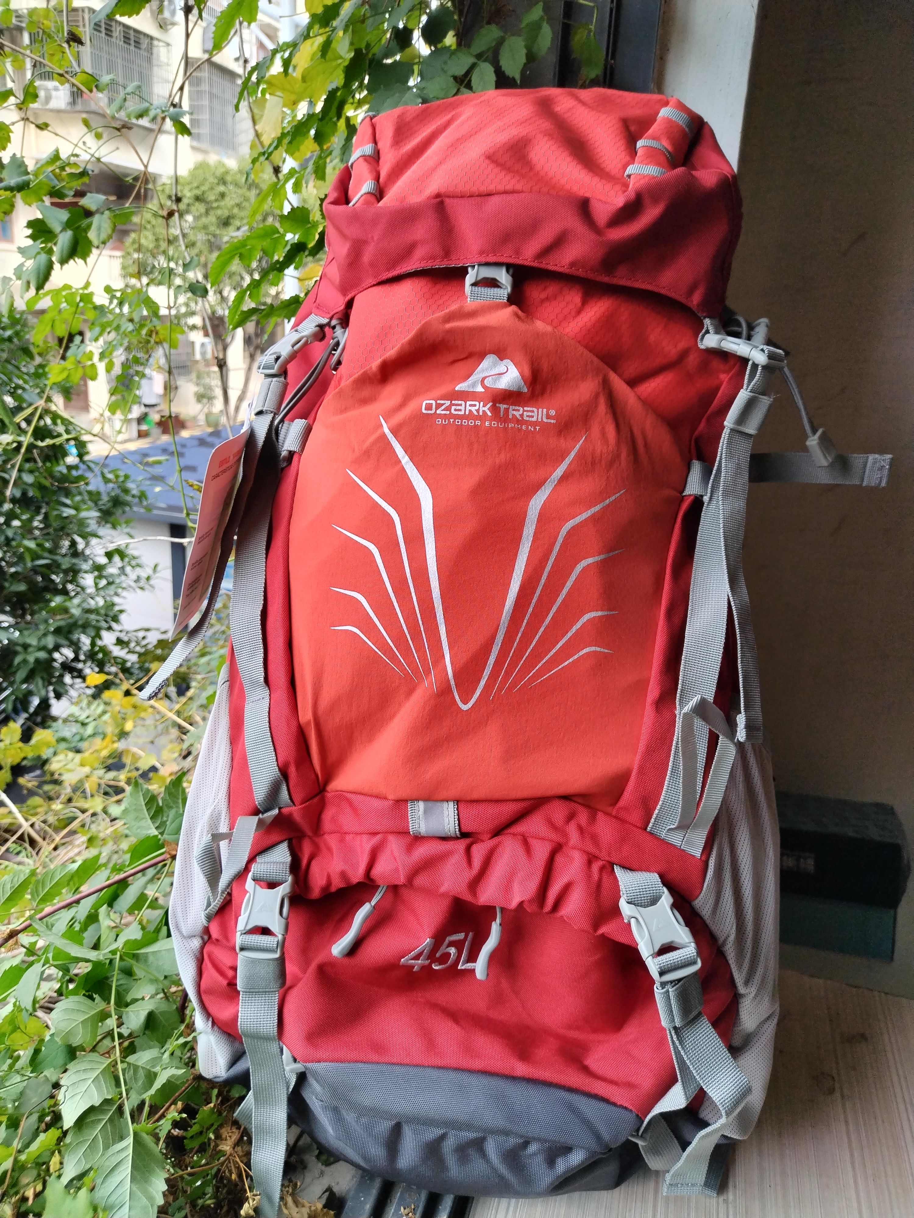出口美国！OZARk TRAIL外贸专业户外徒步登山包双肩45升男女同款