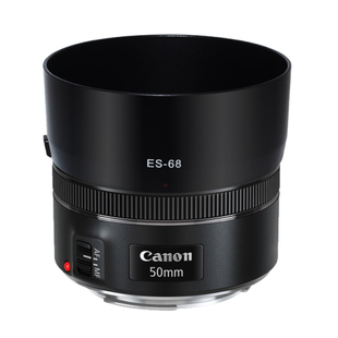 适用于佳能EF50mm1.8STM圆卡口遮光罩 小痰盂三代50 1.8 定焦49mm