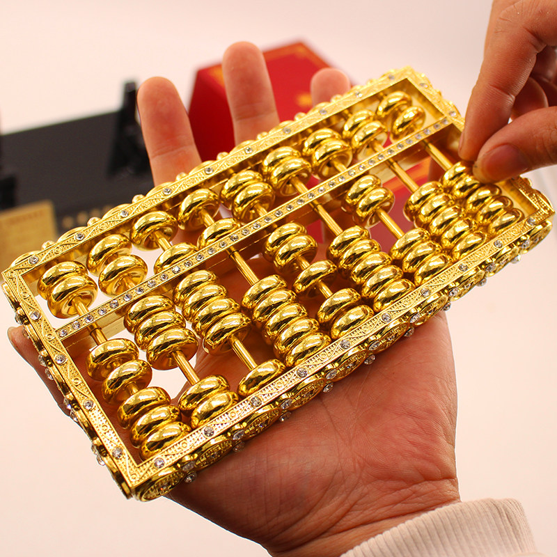 Mini Golden Abacus Key buckle originality automobile Pendant shop Opened Gifts Large abacus Swing frame Luckyin the Festive supplies/Gift , Gift ideas , Keychain  category - from Buy2taobao.com to provide professional Taobao agent buy service